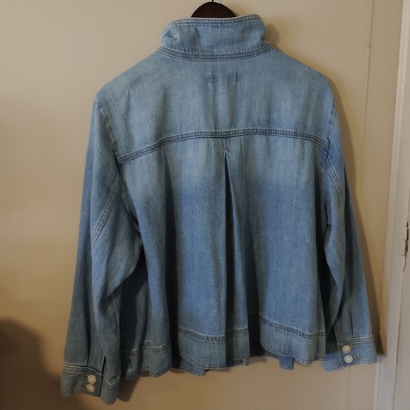 LOFT Plus Swing Denim Utility Jacket - Picture 5 of 11